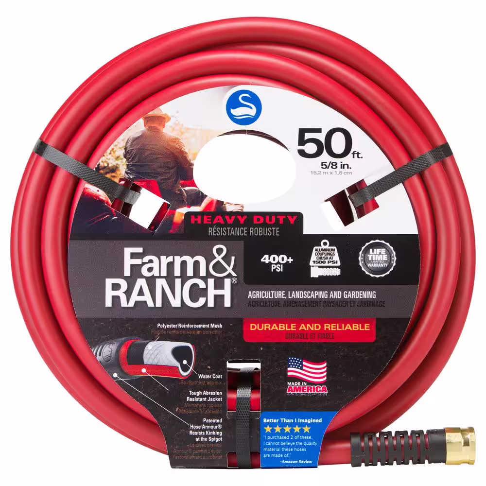 None Swan Farm&RANCH 5/8 in. x 50 ft. Heavy-Duty Hose