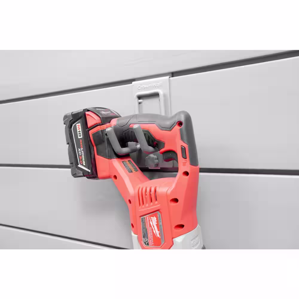 CROWNWALL Slatwall 55 lbs. Locking Small J Hook (3-Pack)