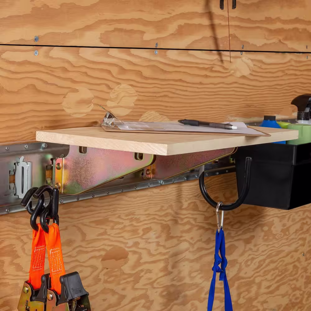 CargoSmart Fixed Shelf Track Brackets for 12 in. Shelves (2-Pack)