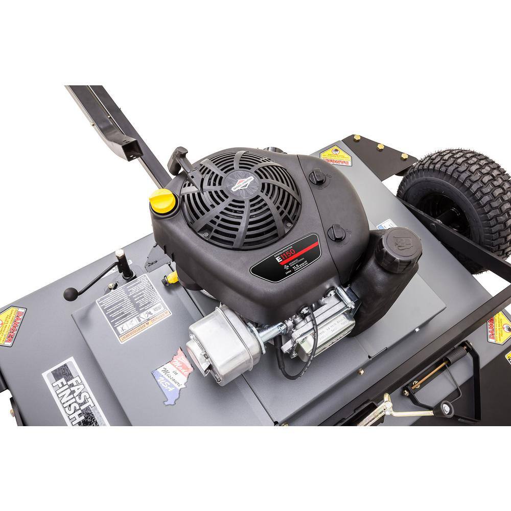 SWISHER 44 in. 11.5-HP 344 cc Briggs and Stratton Pull-Behind Finish Cut Lawn Mower