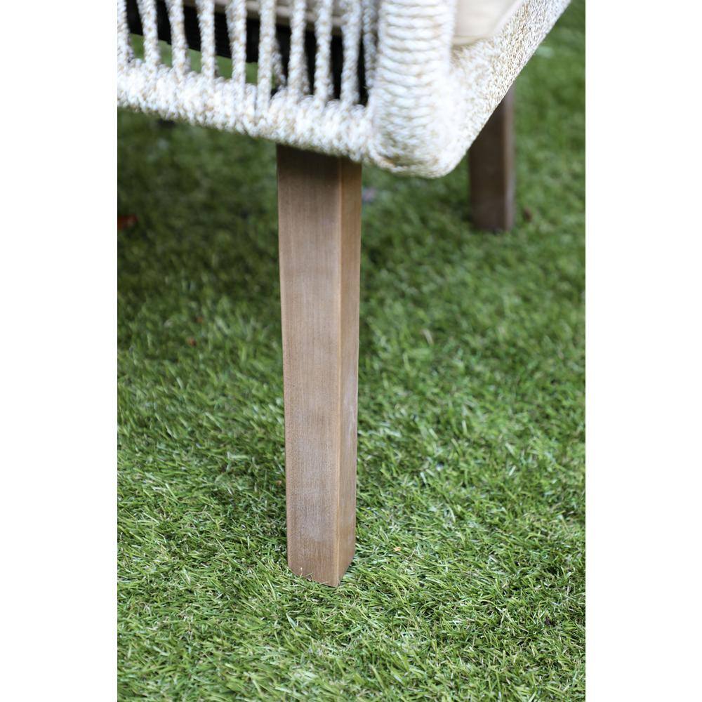 Canopy Palm 4-Piece Resin Wicker Patio Deep Seating Set with Sunbrella Cast Pumice Cushions