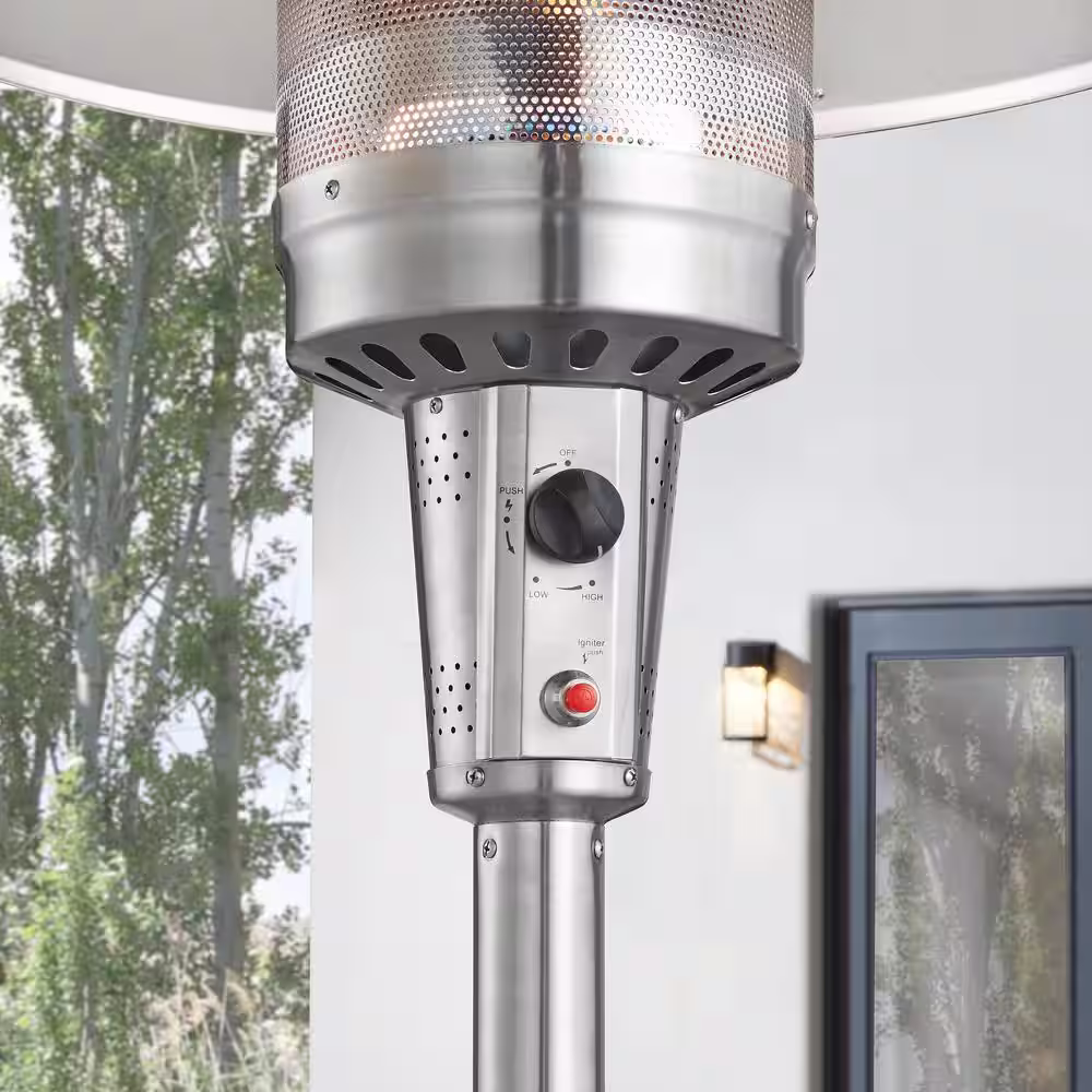 Hampton Bay 48000 BTU Stainless Steel Patio Heater
