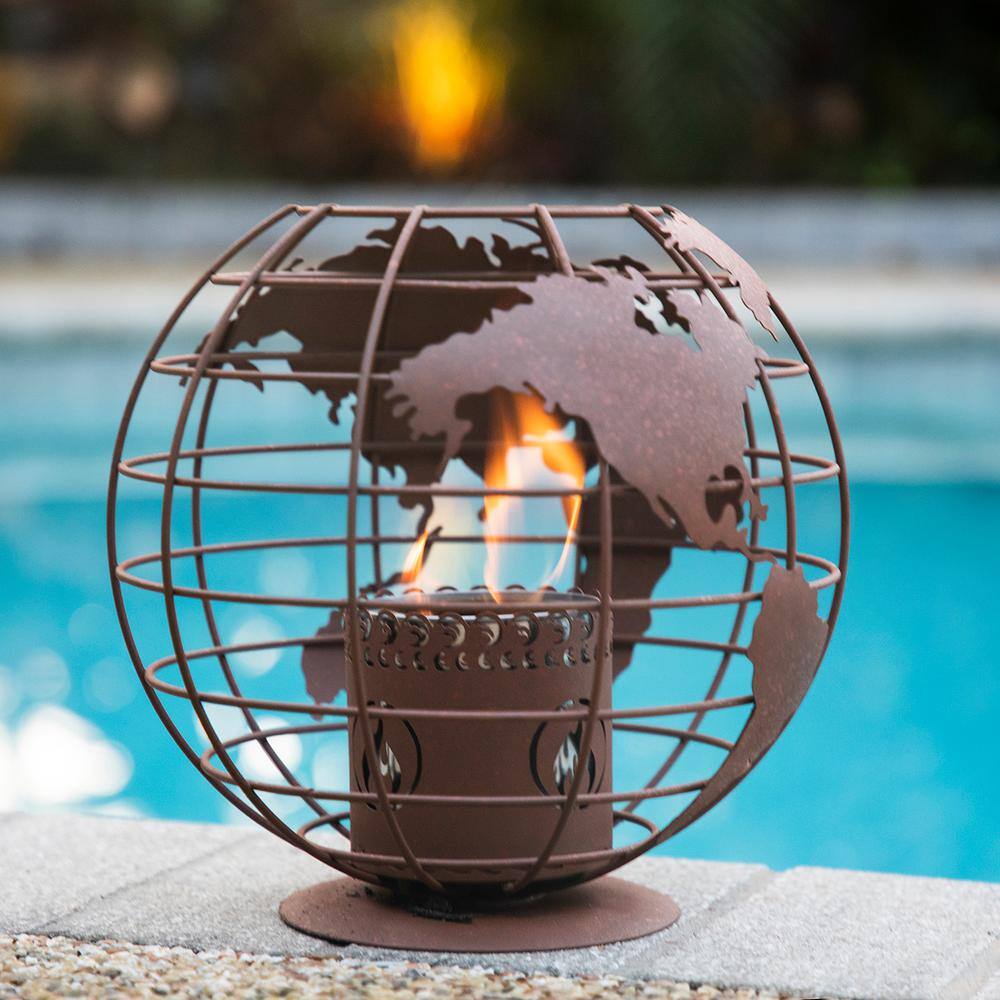 Echo Valley Echo-Flame Meridian Accent Fireplace - Rust