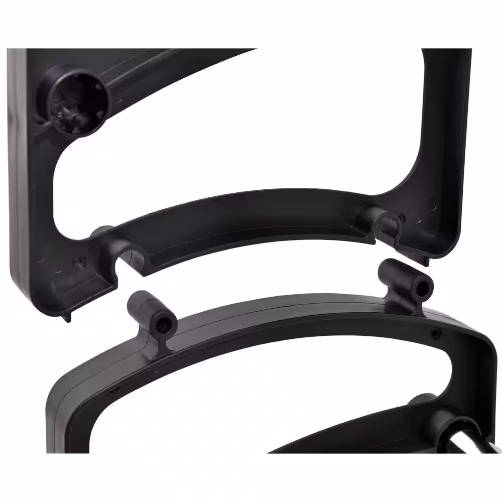 Seville Classics 25.19 H 20-Pair Black Steel Shoe Rack