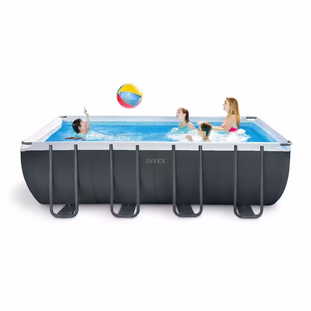 INTEX 18 ft. x 9 ft. x 52 in. Ultra XTR Frame Pool, Cooler (2-Pack), & Float (4-Pack)