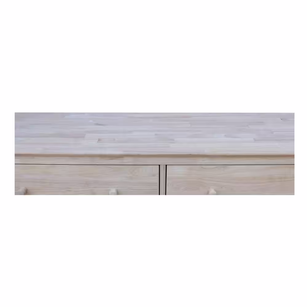 International Concepts Brooklyn 6-Drawer Unfinished Wood Dresser