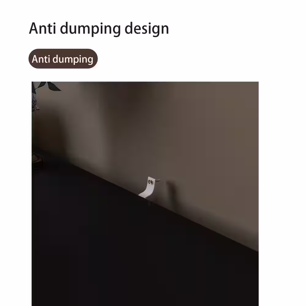 None 6-Drawers Eco-Friendly Paint Finish Black Wood Dresser Vanity Cabinet 55.1 in. W x 15.7 in. D x 31.5 in. H