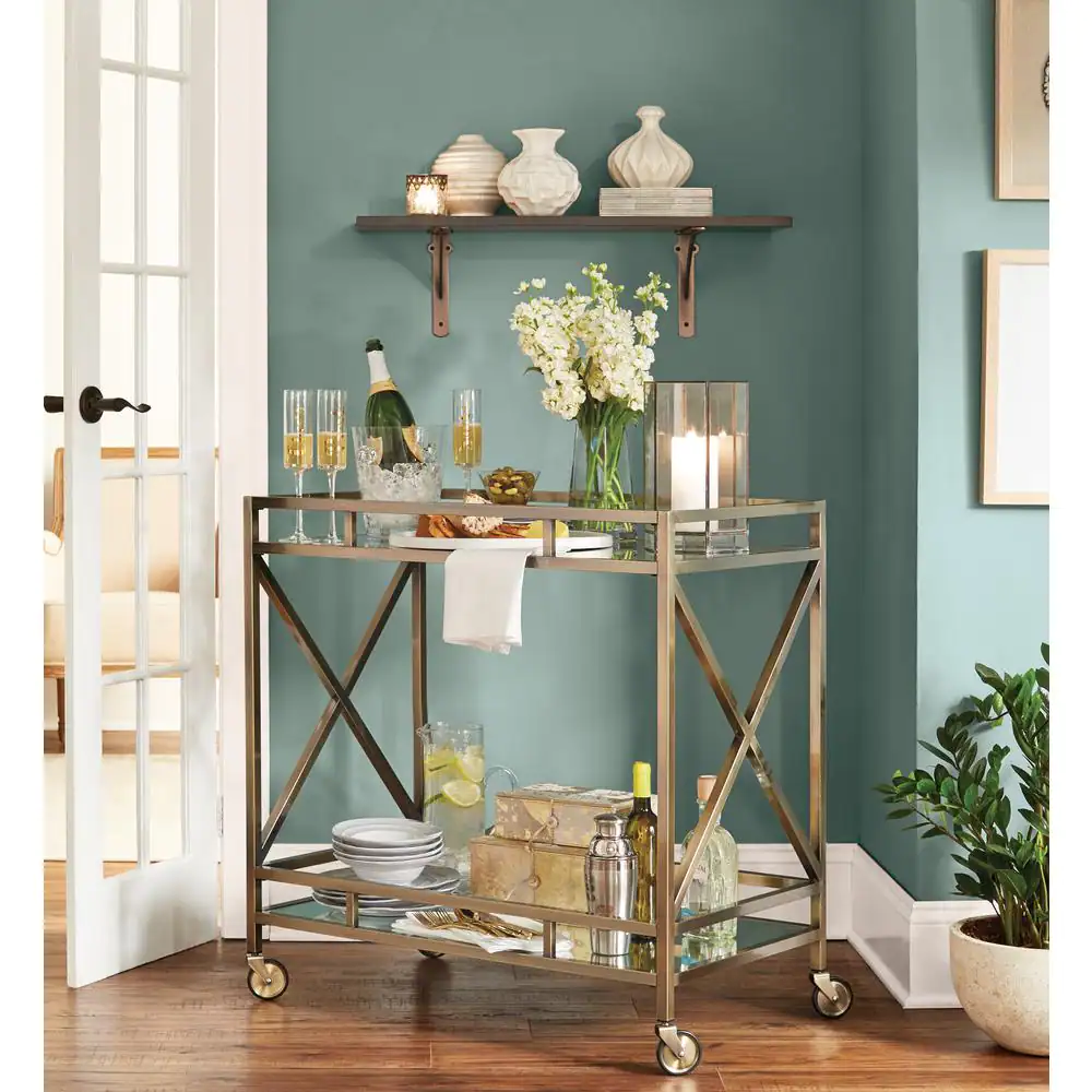 Everbilt 10 in. x 8 in. Oil-Rubbed Bronze Heavy Duty Shelf Bracket