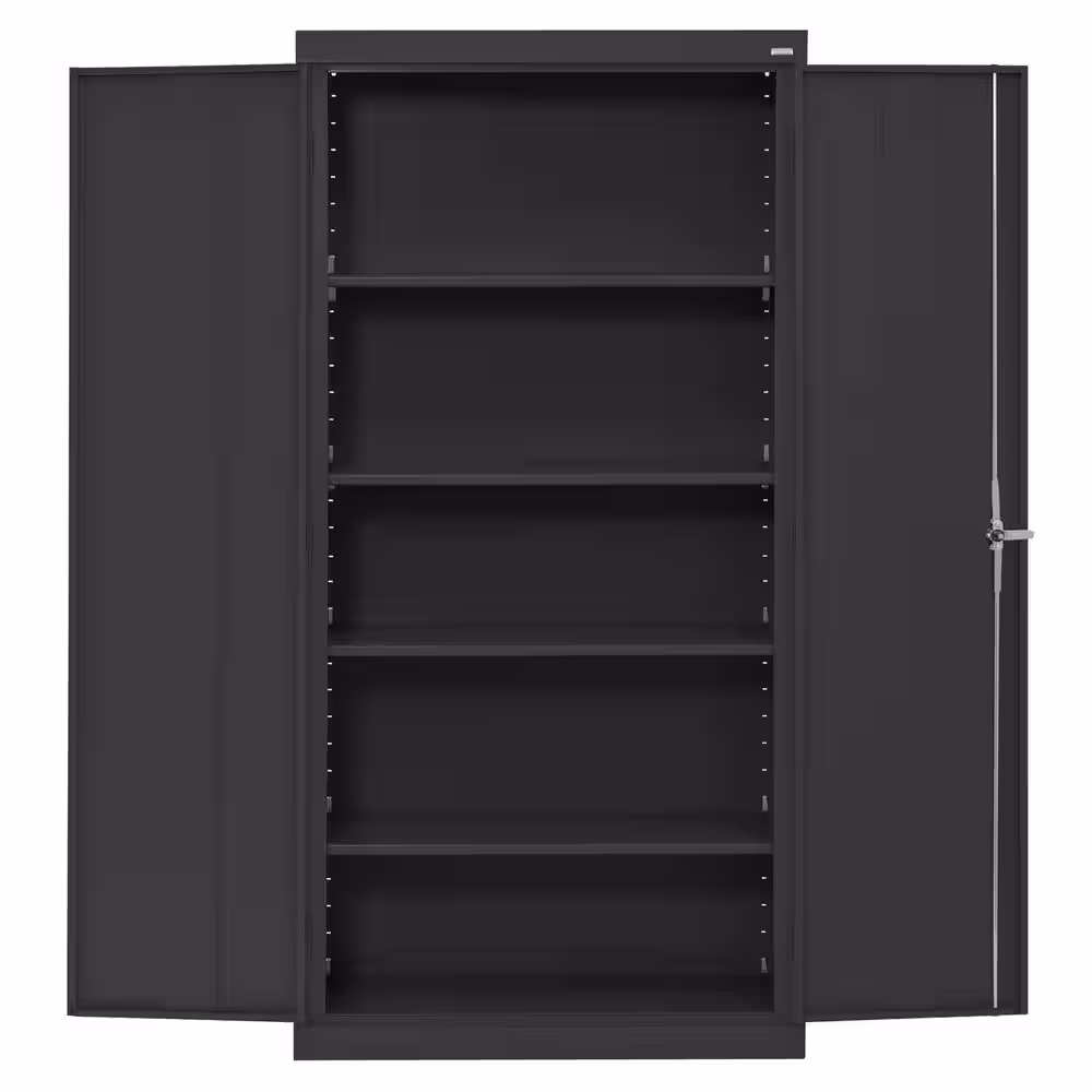 Sandusky Classic Series ( 36 in. W x 72 in. H x 24 in. D ) Steel Garage Freestanding Cabinet in Black