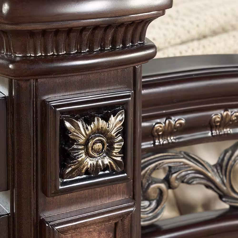 Steve Silver Monte Carlo Rich Brown King Bed