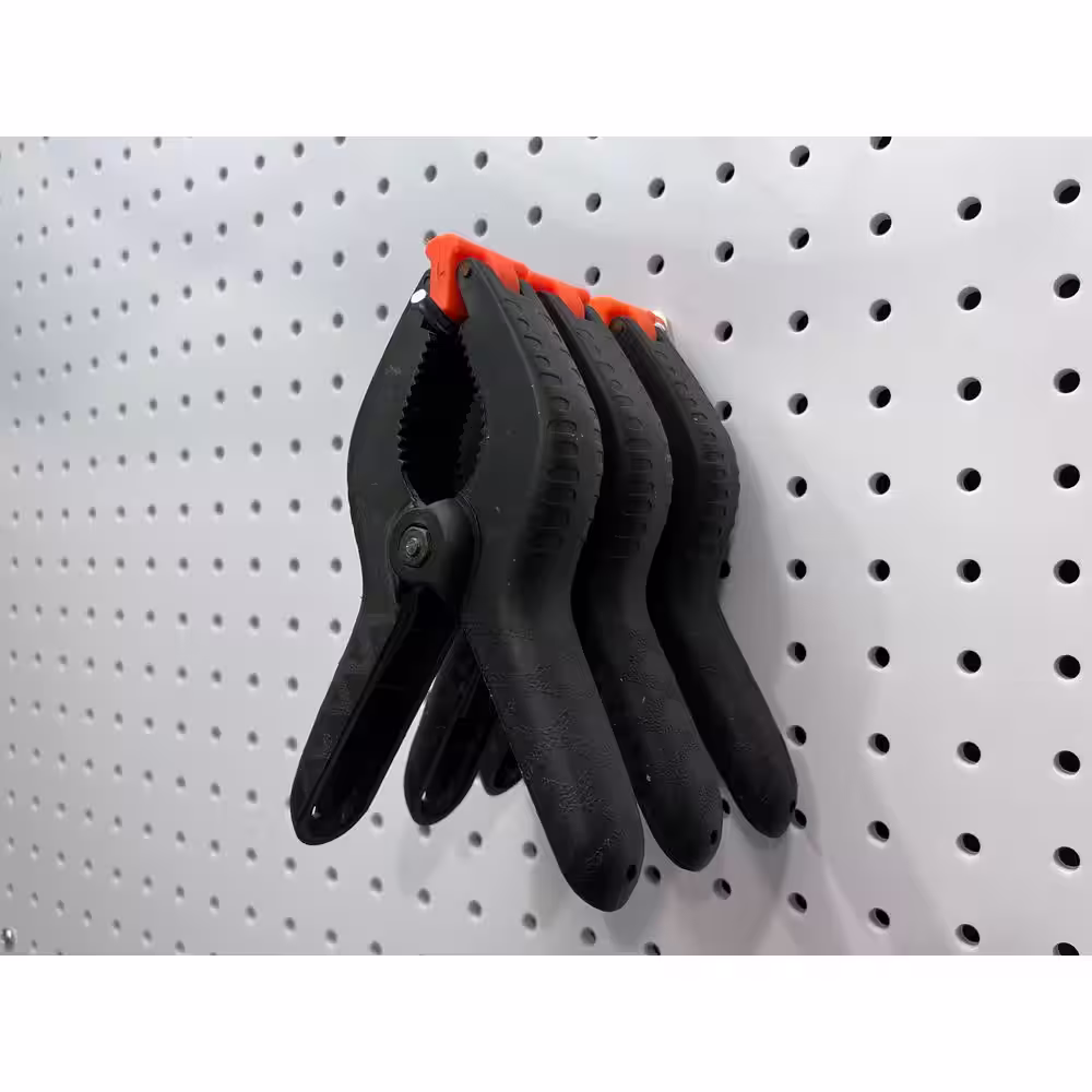 Triton Products 4 in. Single Rod 30 Degree Bend 3/16 in. Dia Zinc Plated Steel Pegboard Hook (10-Pack)