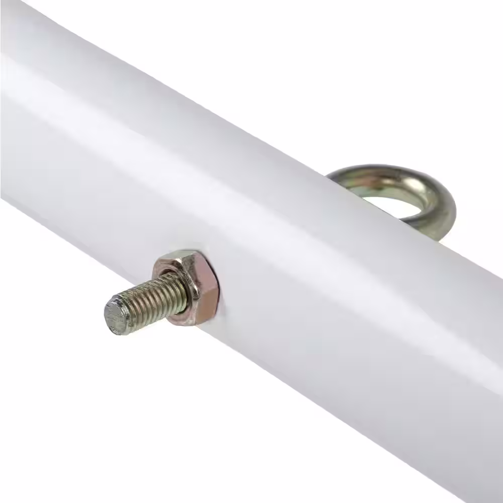 Honey-Can-Do 72 in. H x 45 in. L x 3 in. W 5-Line T-Post Dryer