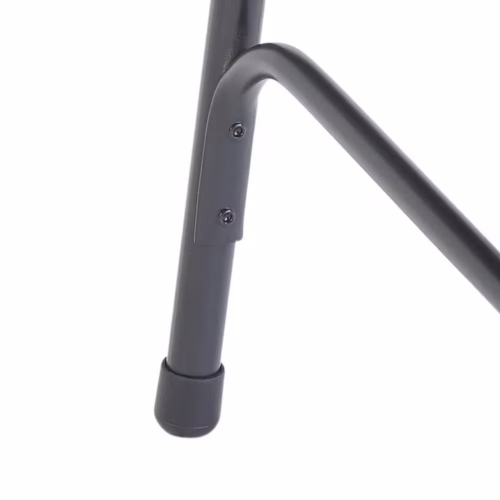 National Public Seating Blue Vinyl Padded Seat Stackable Folding Chair (Set of 4)