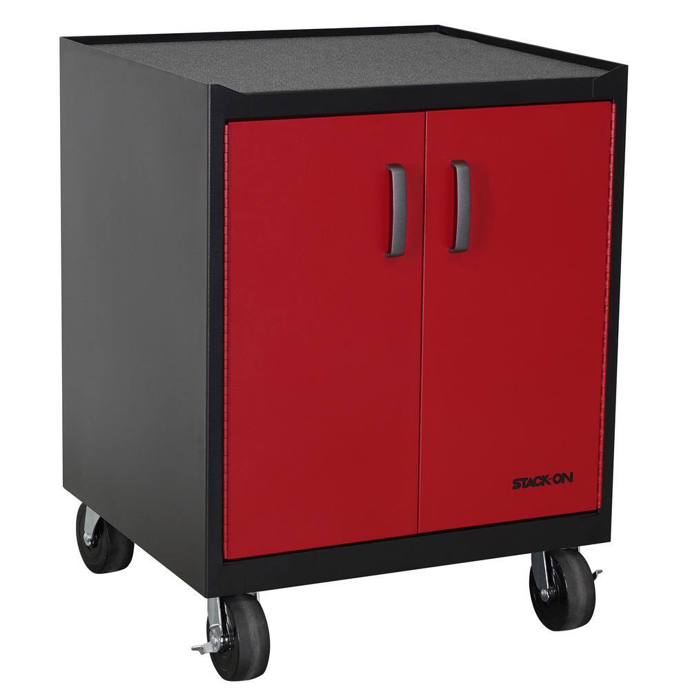 STACK-ON Modular Garage Cabinets with Drawer - Red
