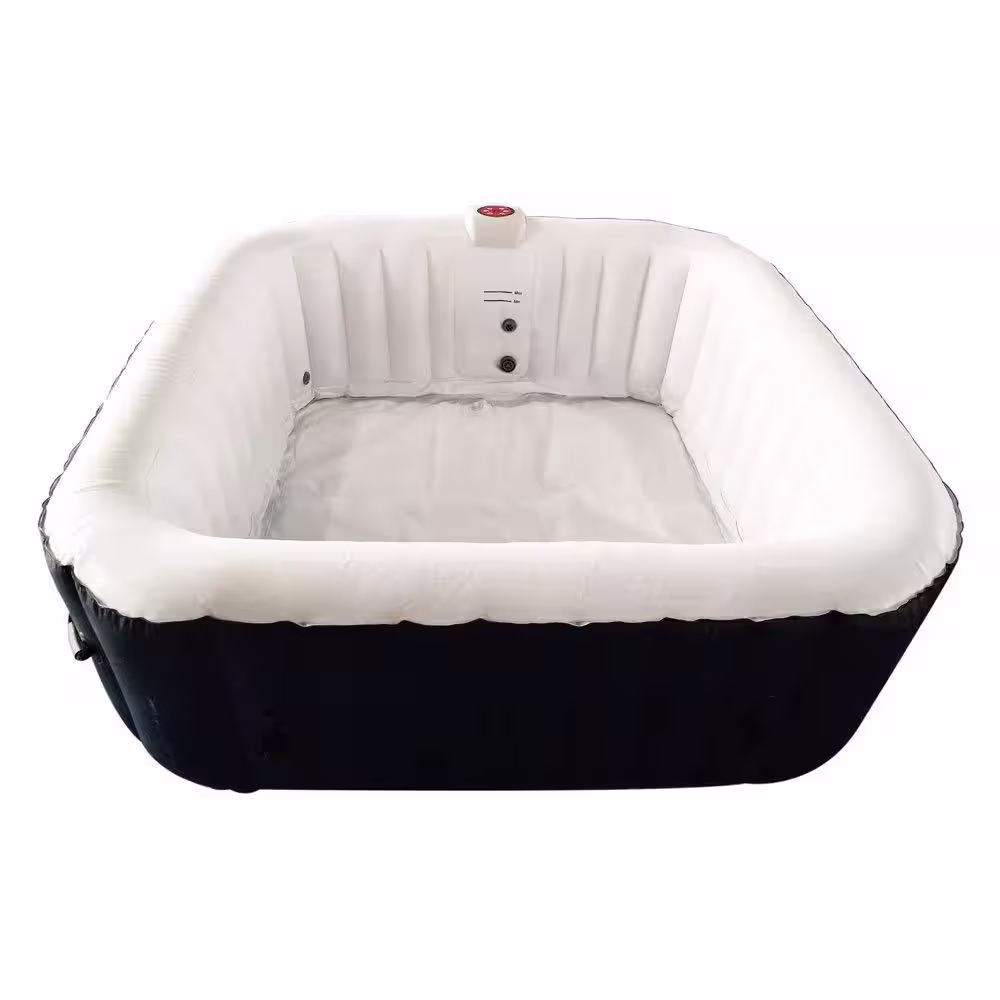 ALEKO Inflatable 4-Person 130-Jets Hot Tub with Cover