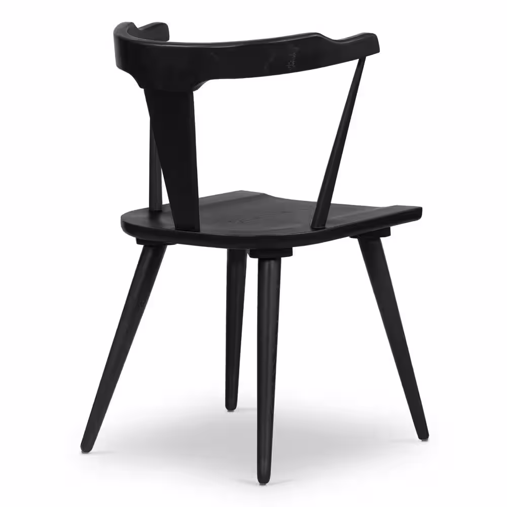 Poly and Bark Enzo Dining Chair in Black