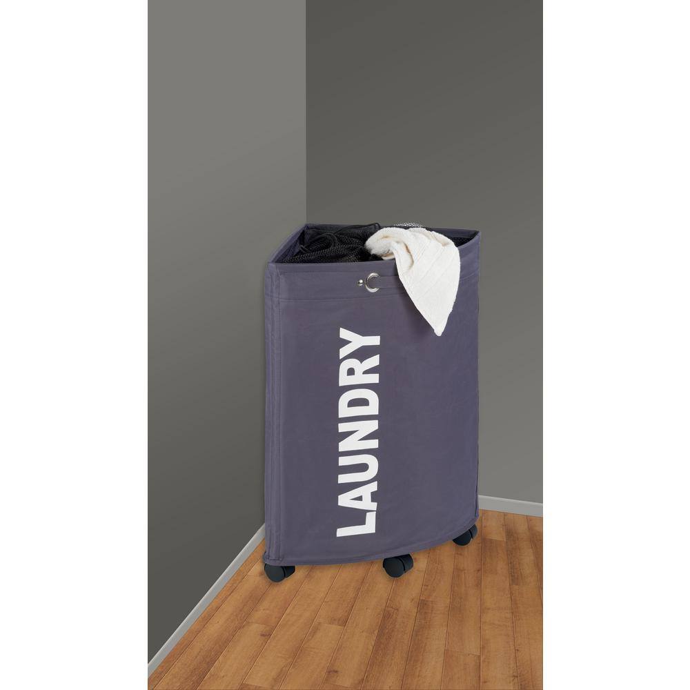 Wenko Tresco Laundry Bin in Grey