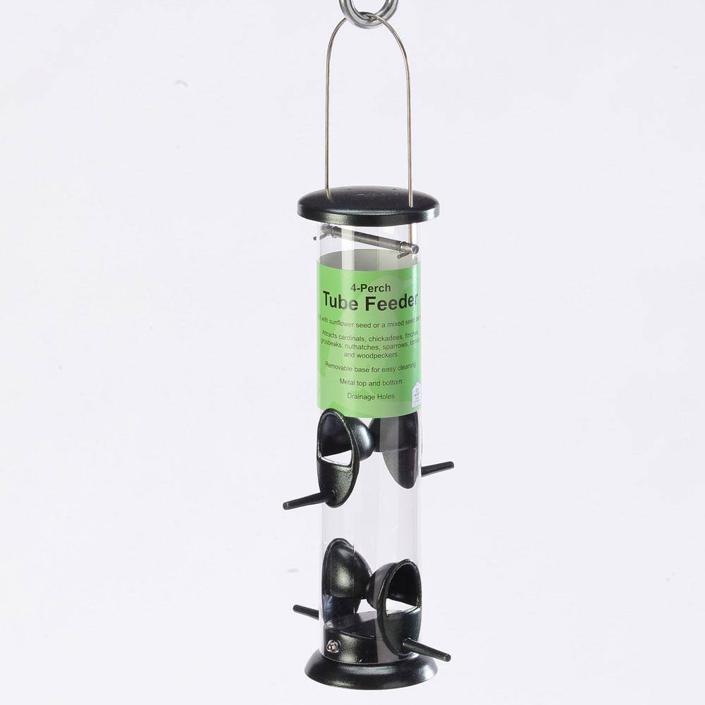 BIRDS choice Large Economy Tube Feeder 4 Ports