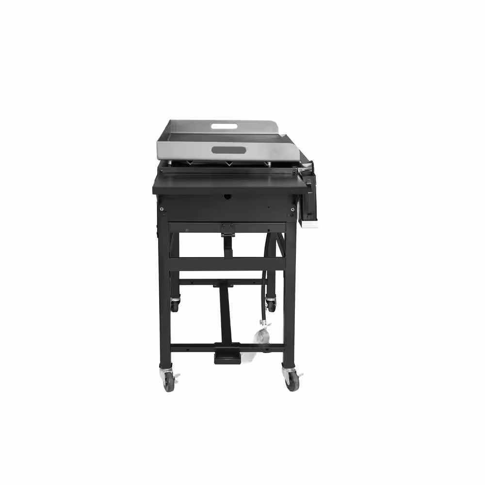 Royal Gourmet 4-Burner Gas Griddle with a Cover in Steel