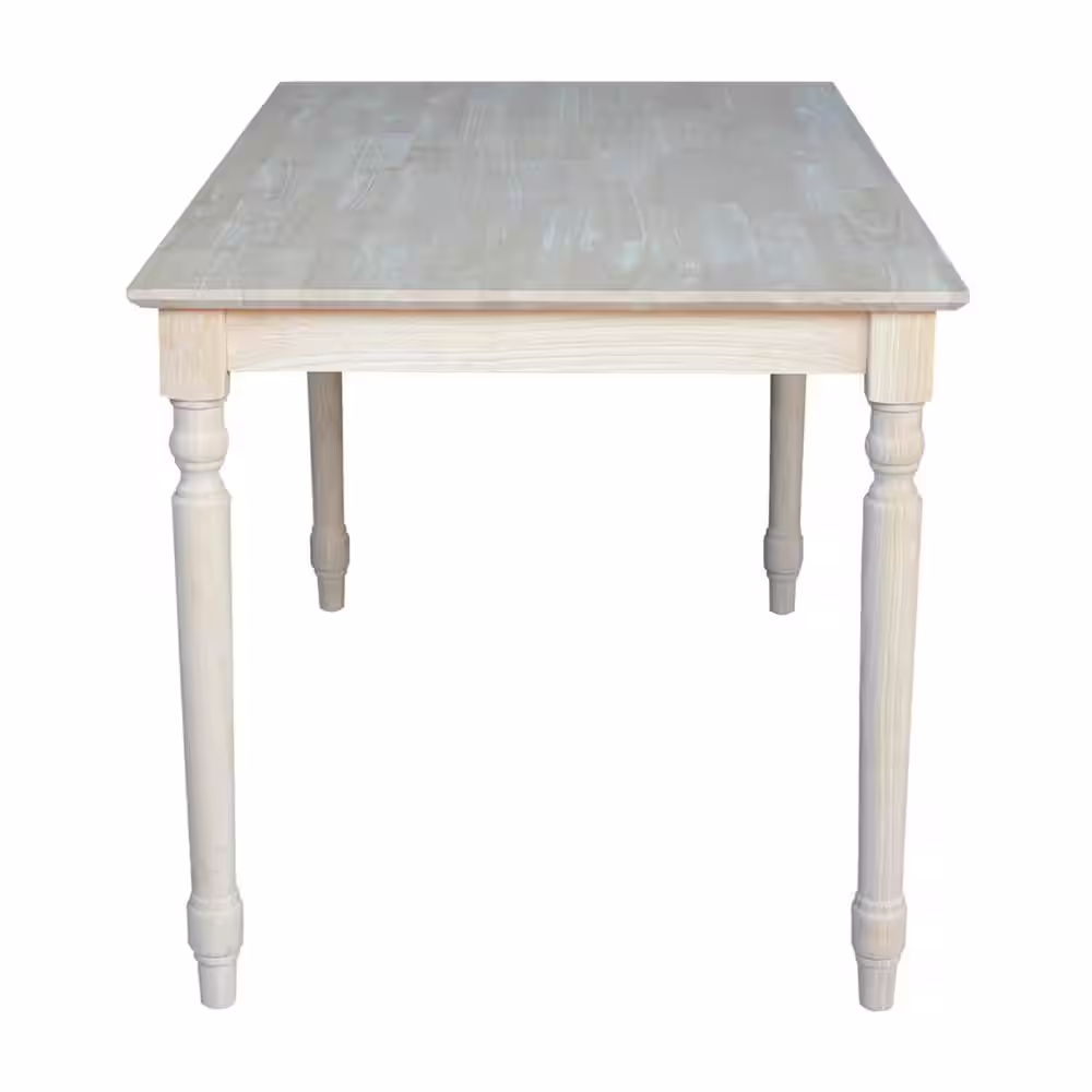 International Concepts Unfinished Solid Wood Dining Table