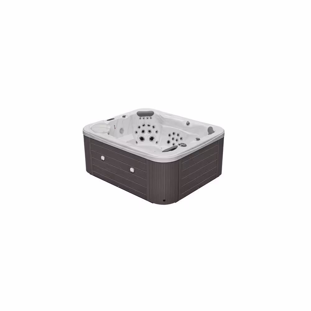 Luxury Spas Danika 5-Person 84 Jet Lounger Hot Tub with Bluetooth