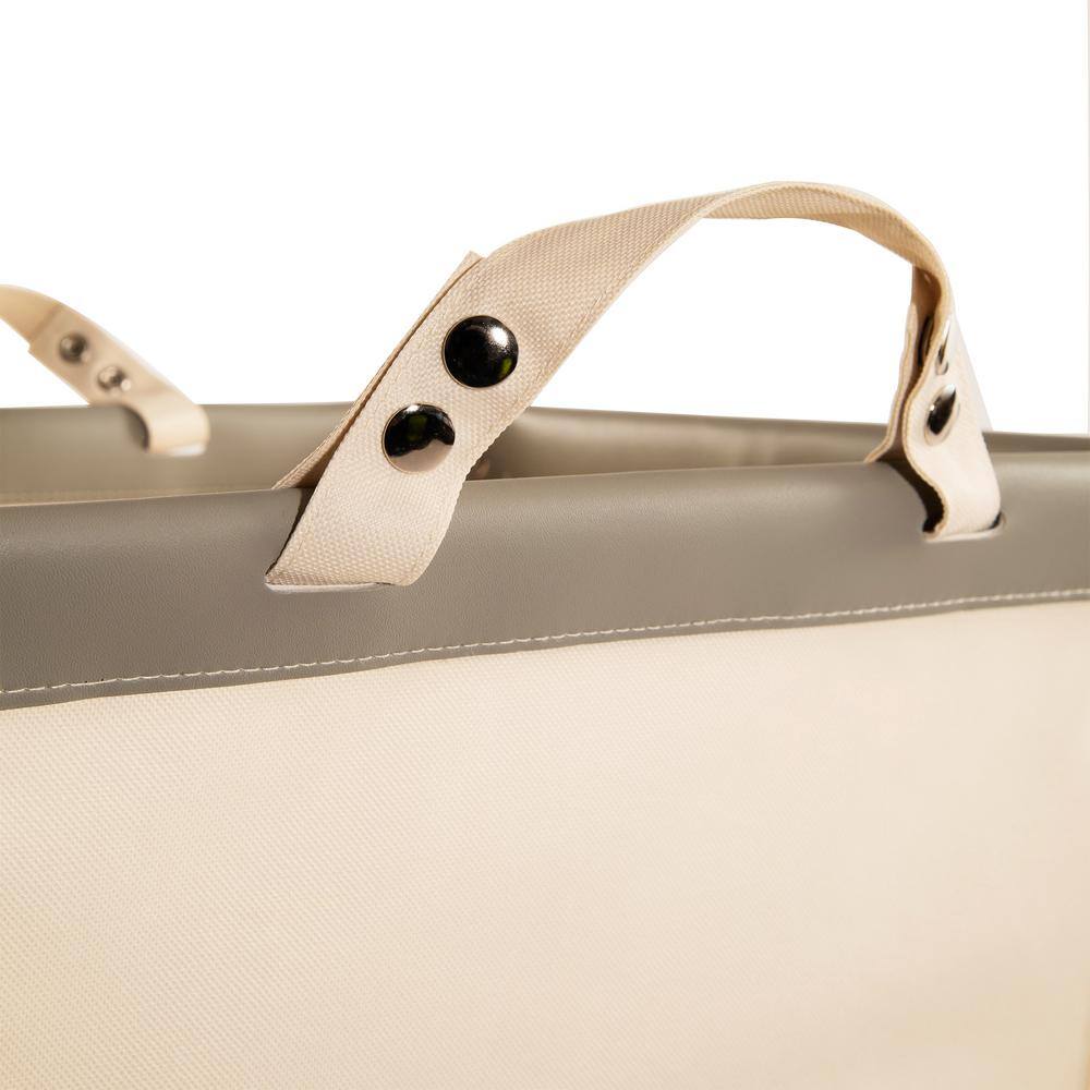 Seville Classics Commercial Canvas Laundry Hamper Cart