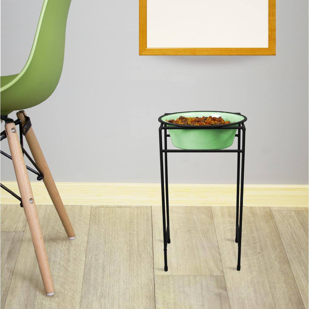 Platinum Pets Switchin 10 cup Pets Stainless Steel Diner Feeder Replacement Bowl in Mint Green