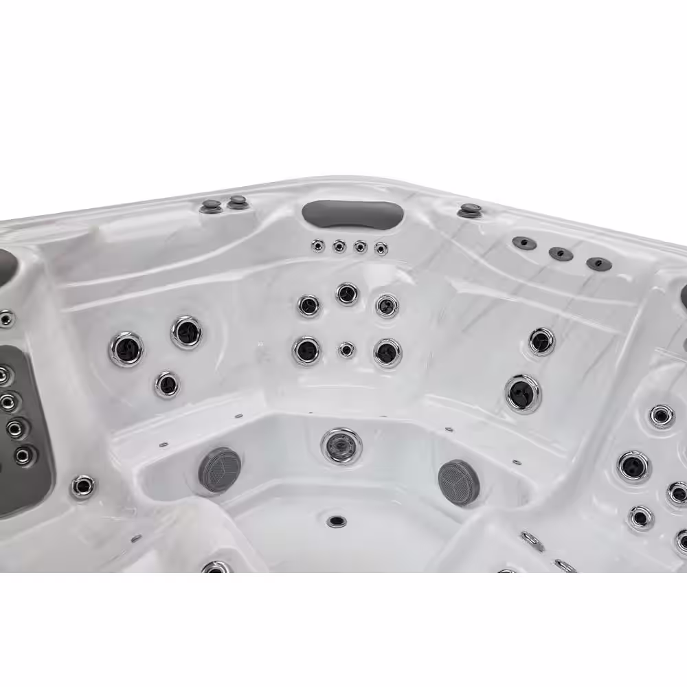 Luxury Spas Infinity 5-Person 77 Jet Dual Lounger Hot Tub with Bluetooth