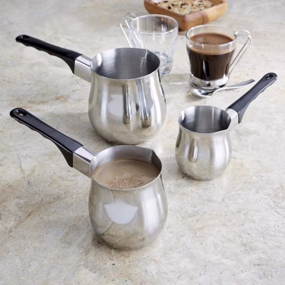 LEXI HOME High Quality Stainless Steel Turkish Coffee Maker Set
