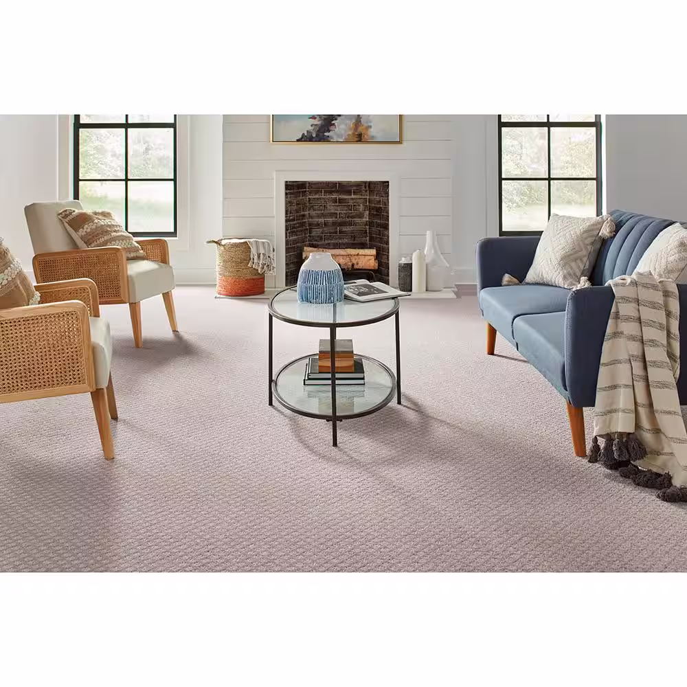 Home Decorators Collection Bradlow   - Optimism - Gray 25 oz. Polyester Pattern Installed Carpet