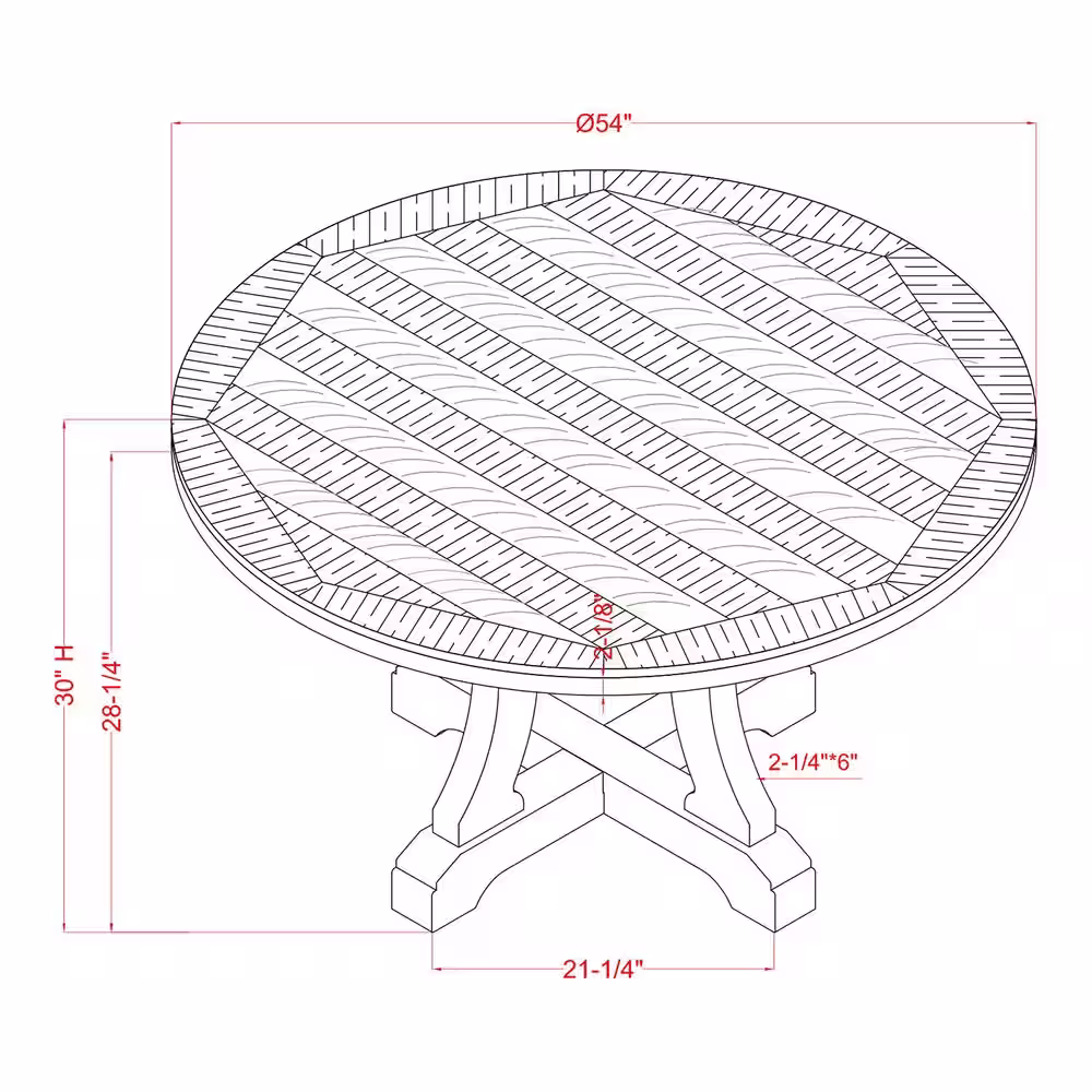 Furniture of America Wicks 5-Piece Antique Light Blue and Dark Oak Dining Set