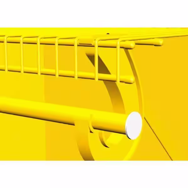 ClosetMaid SuperSlide 1-1/4 in. White Closet Rod End Caps (2-Pack)