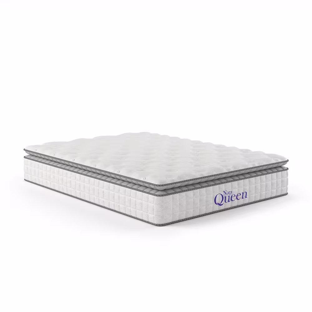 NapQueen Cashmere Queen Medium Hybrid 14 in. Mattress