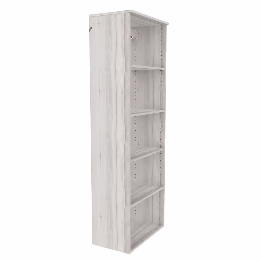 ClosetMaid Style+ 25 in. W Bleached Walnut Hanging Wood Closet Tower