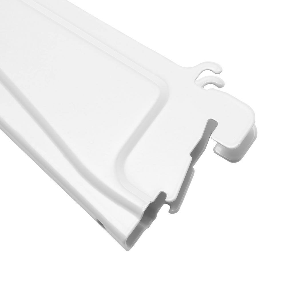 ClosetMaid ShelfTrack 12 in. x .5 in. White Shelf Bracket (4 Pieces)