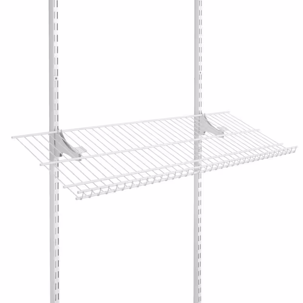 Everbilt 3 ft. Adjustable Shoe Shelf Kit