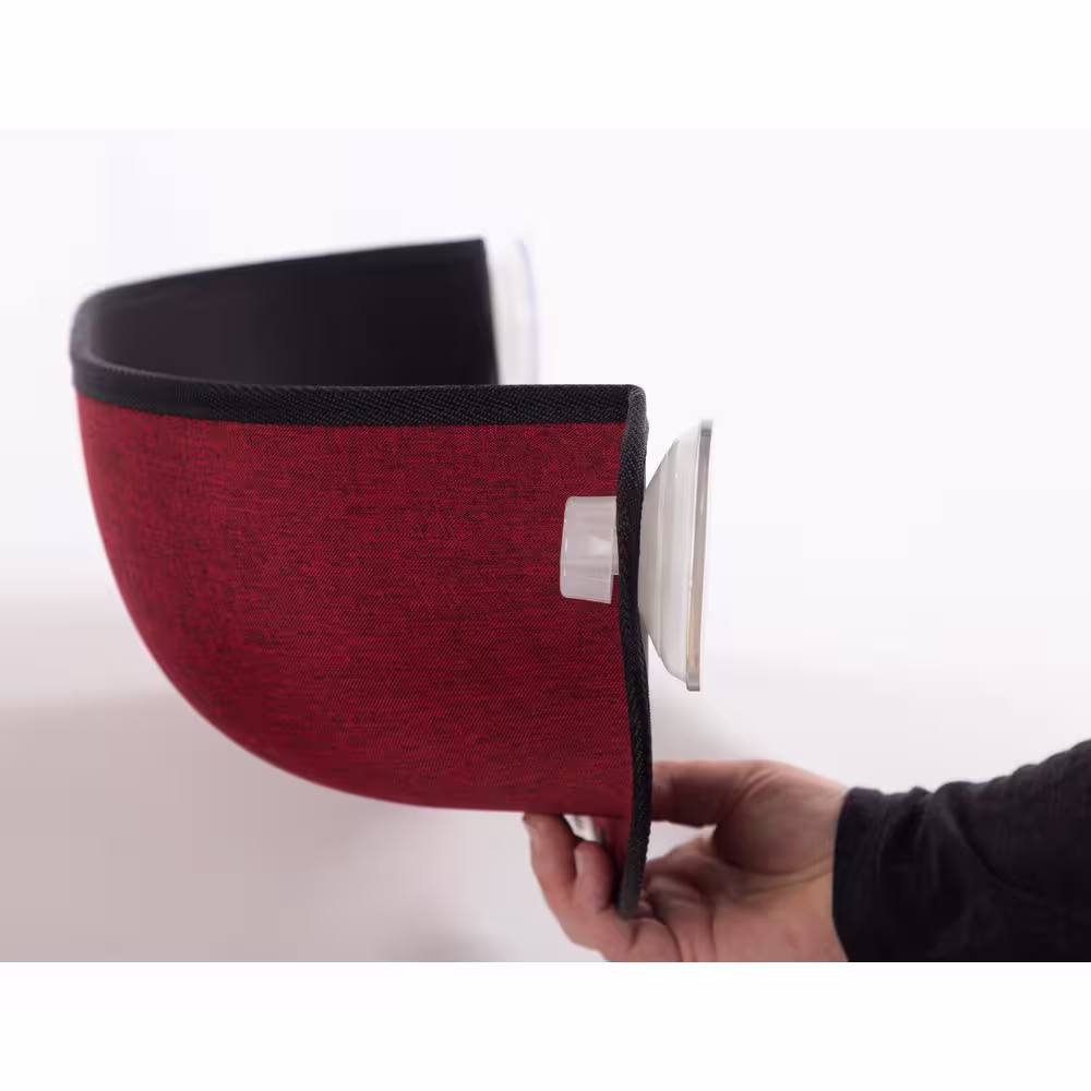 K and H Pet Products EZ Mount Small Classy Red Denier Window Bed