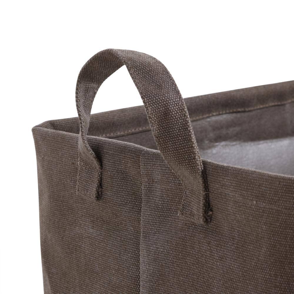 DANYA B Army Canvas Laundry Basket