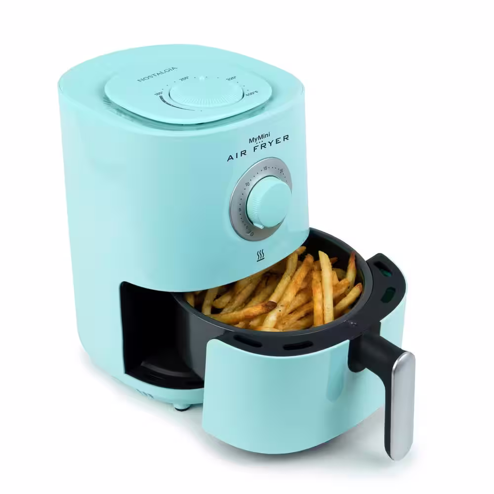 Nostalgia 1 qt. Aqua MyMini Air Fryer