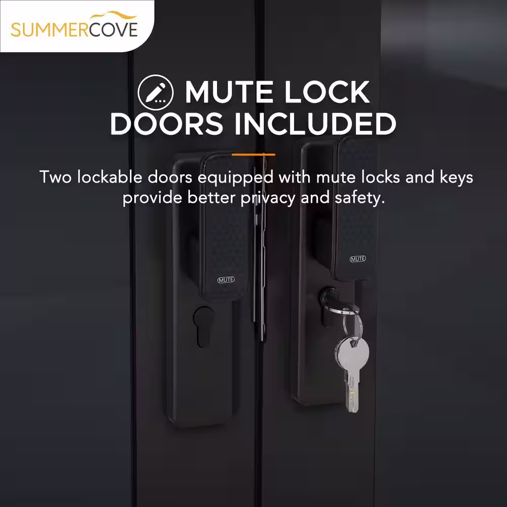 Sunjoy 11 ft. x 11 ft. Leanna Multi-Purpose Studio/Hot Tub Shelter