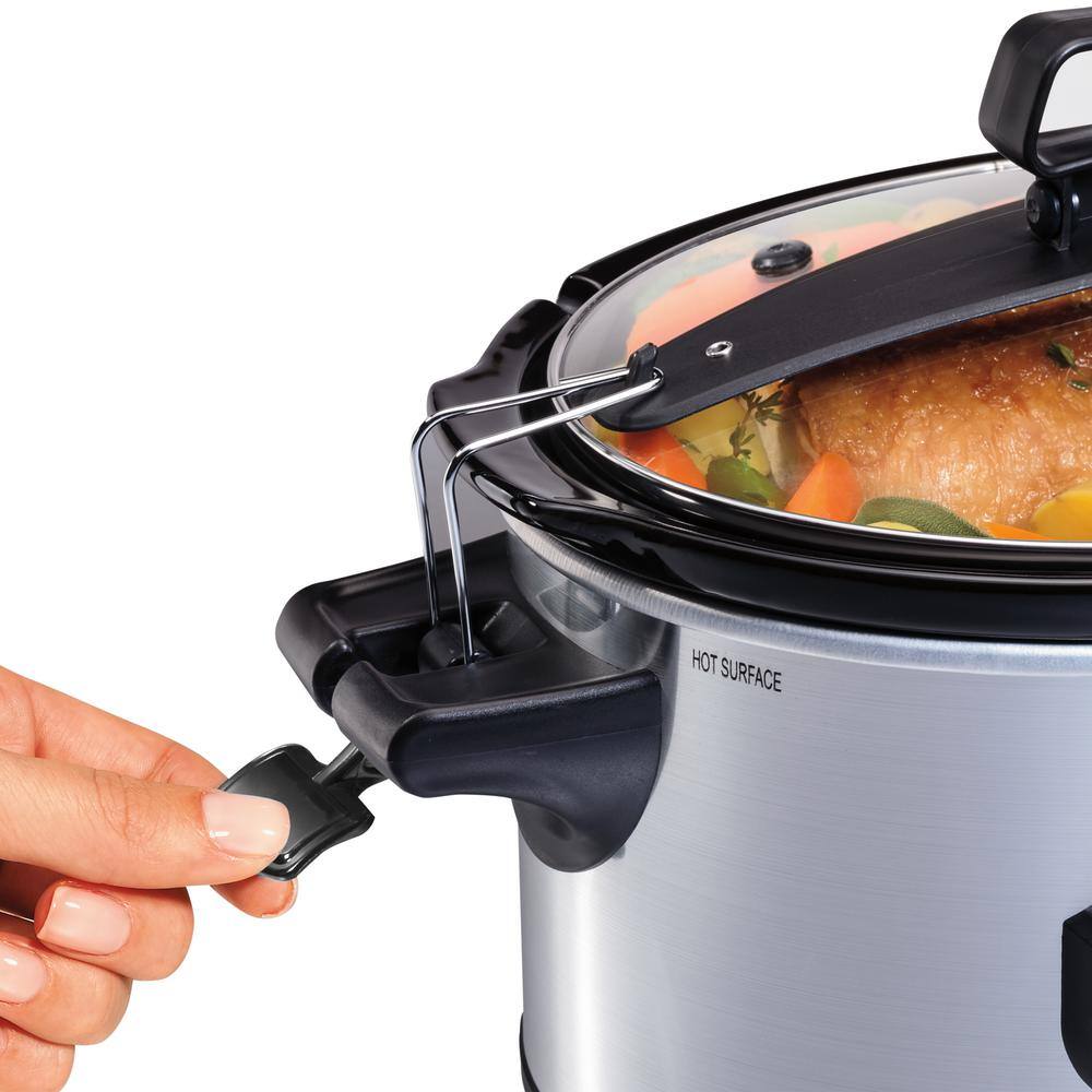 Hamilton Beach Temp Tracker 6 Qt. Stainless Steel Slow Cooker
