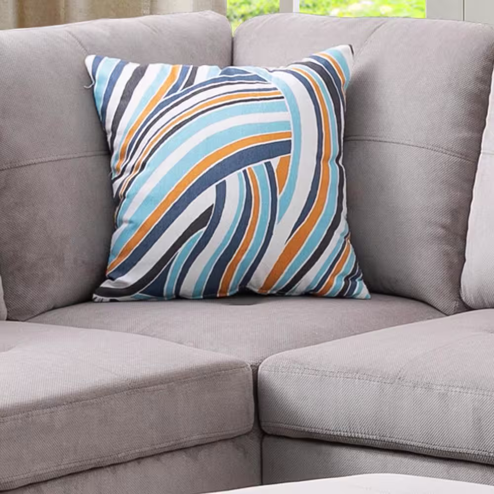 Star Home Living StarHomeLiving 25 in. W 3-piece Microfiber L Shaped Sectional Sofa in Gray