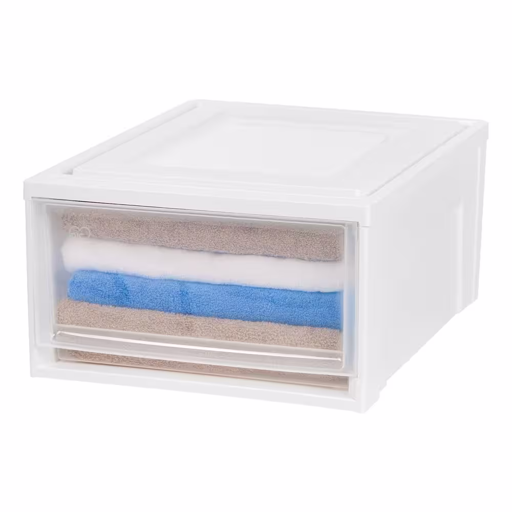 IRIS 15.75 in. x 9 in. White Medium Box Chest Drawer