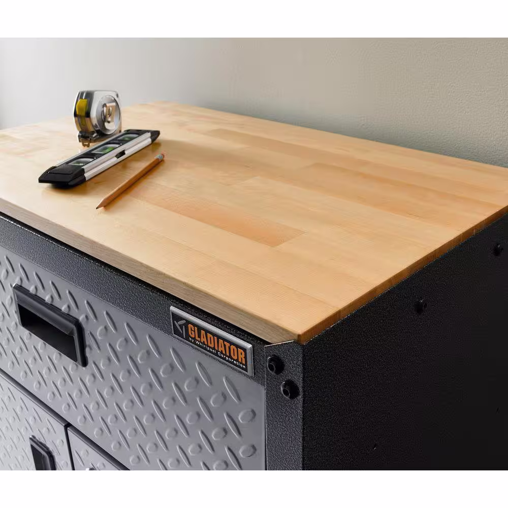 Gladiator 28 in. W Hardwood Worktop for Ready to Assemble Garage Cabinets