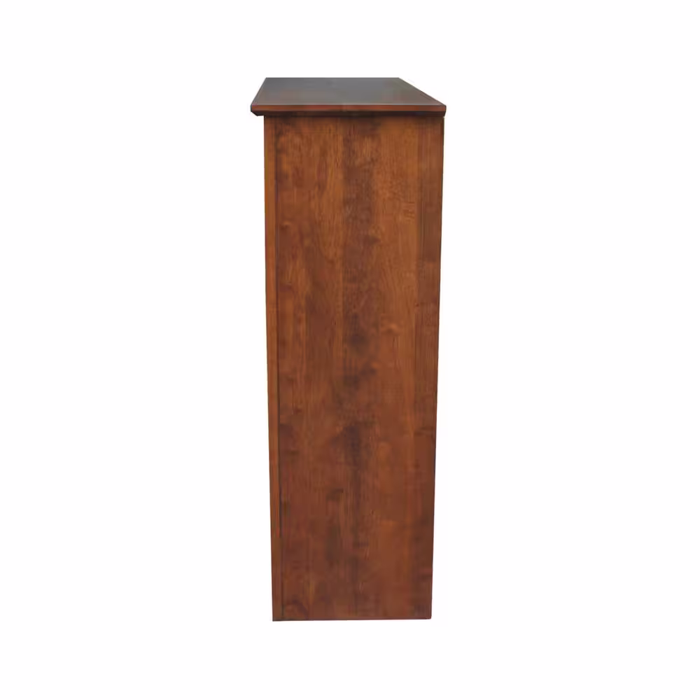 International Concepts 36 in. Espresso Wood 3-shelf Standard Bookcase with Adjstable Shelves