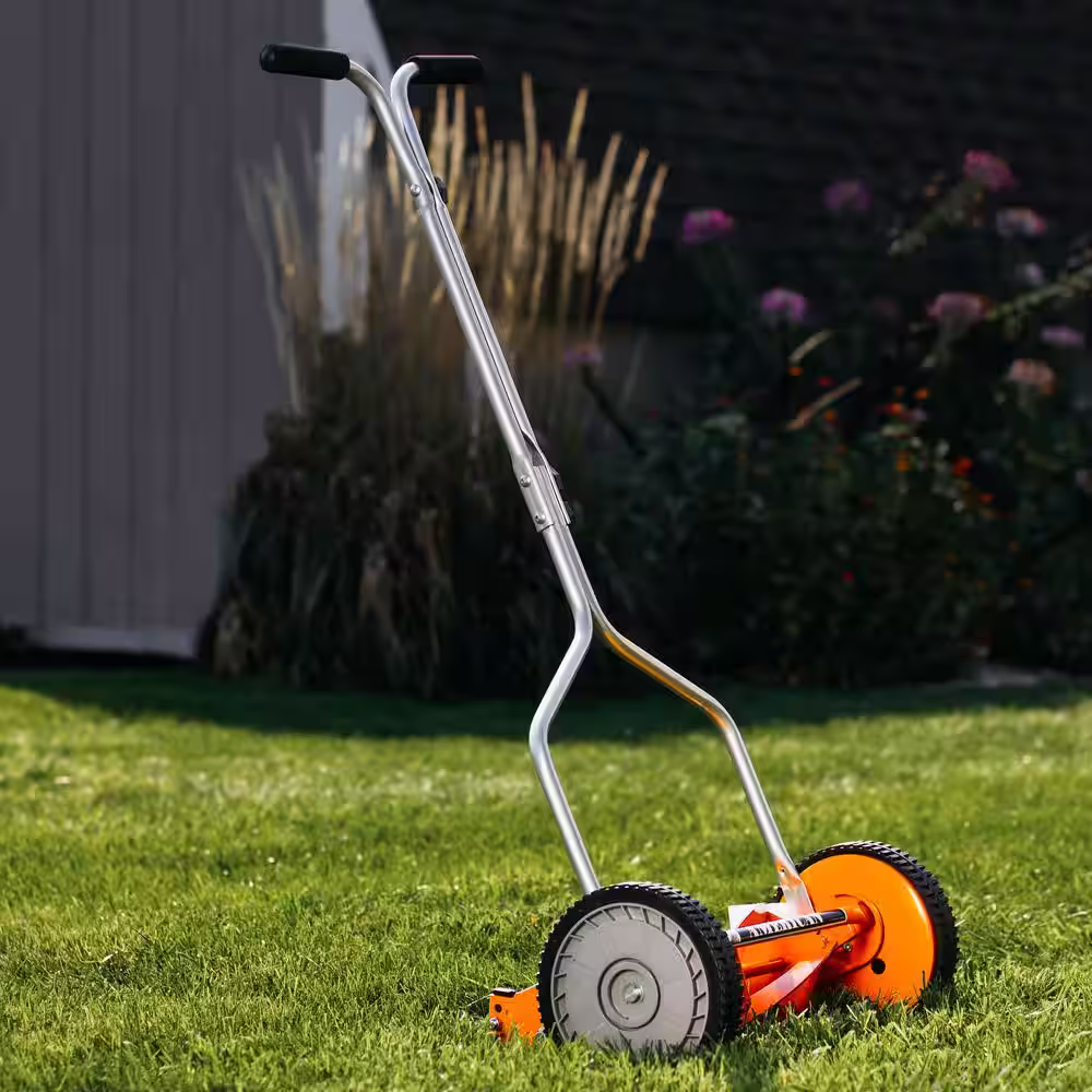 American Lawn Mower Company 14 in. 4-Blade Manual Walk Behind Reel Lawn Mower