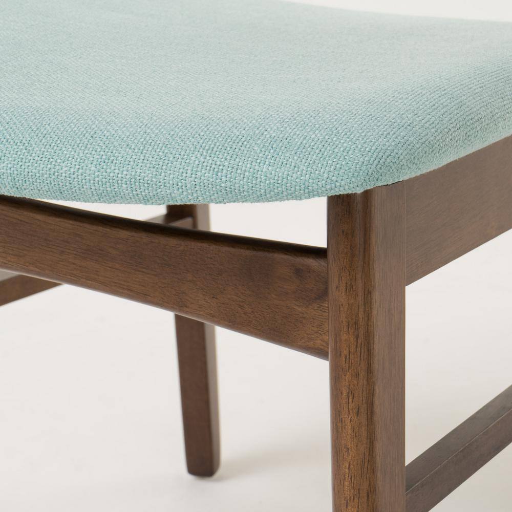 Noble House Lucious 5-Piece Mint and Natural Walnut Dining Set