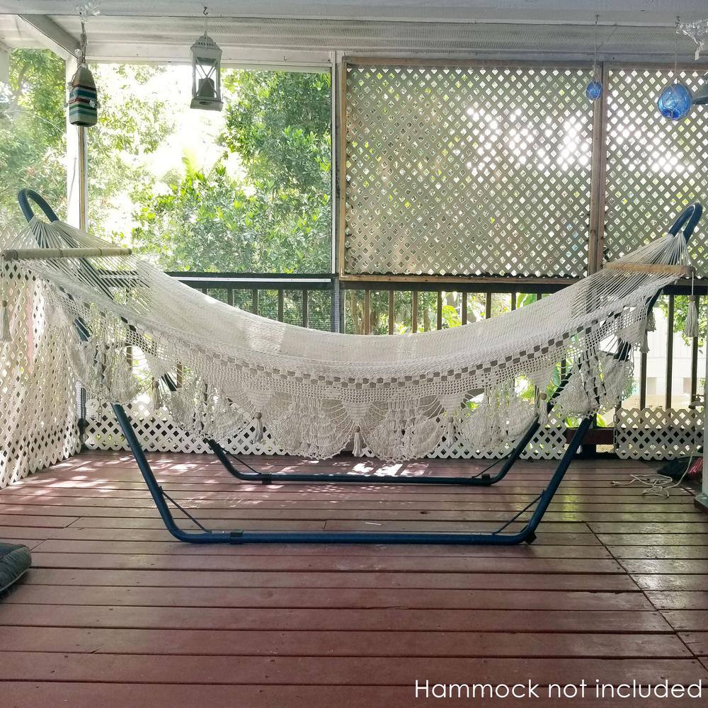 Sunnydaze Decor Universal Multi-Use Heavy-Duty Steel Hammock Stand in Blue