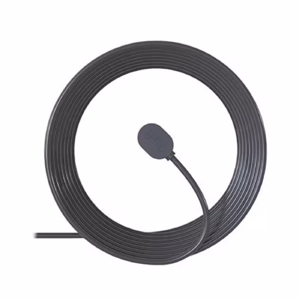 None Arlo Outdoor 25 Ft. Charging Cable - Works with Arlo Ultra, Ultra 2, Pro 3, Pro 4 and Pro 3 Floodlight Cameras, Black
