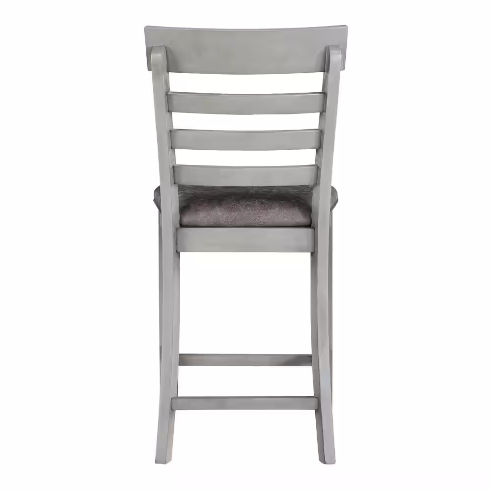 Steve Silver Hyland Gray 24 in. Counter Height Dining Chair (Set of 2)